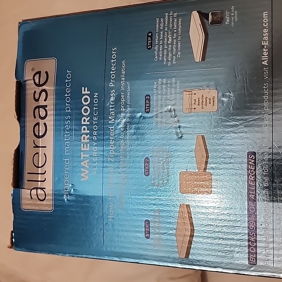 AllerEase Waterproof Mattress Protector. New in package. King Size. - Picture 5 of 5